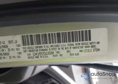 2012 Jeep Liberty Limited Jet Edition из США, поврежденный, VIN 1C4PJMFK7CW125204